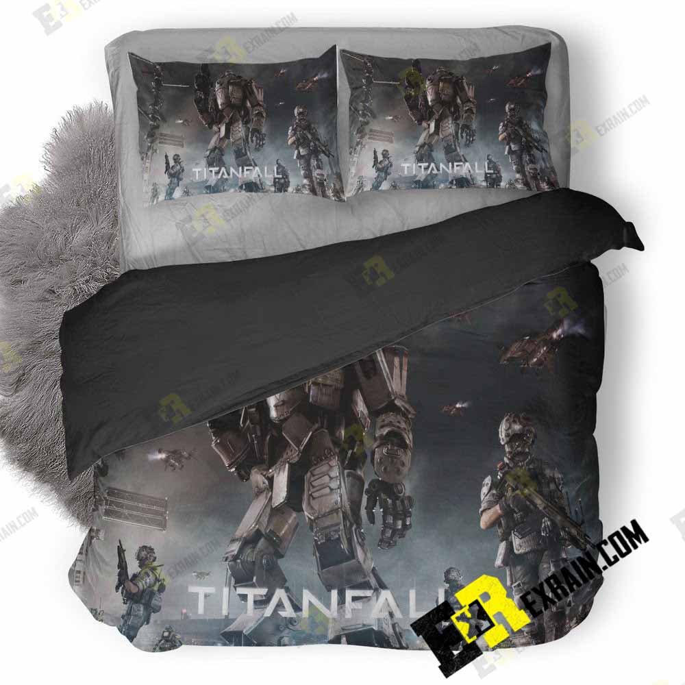 Titanfall Hd Game 3D Customized Duvet Cover Bedding Set