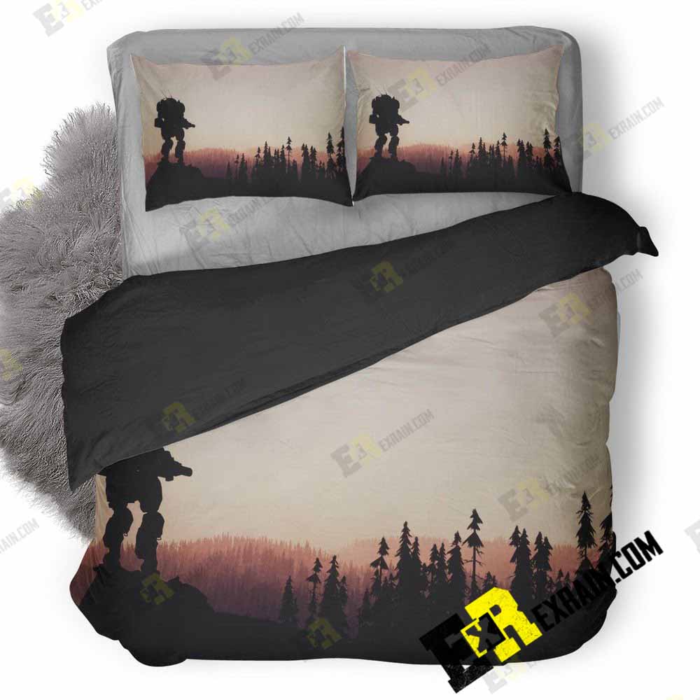 Titanfall Video Game Ox 3D Customized Duvet Cover Bedding Set