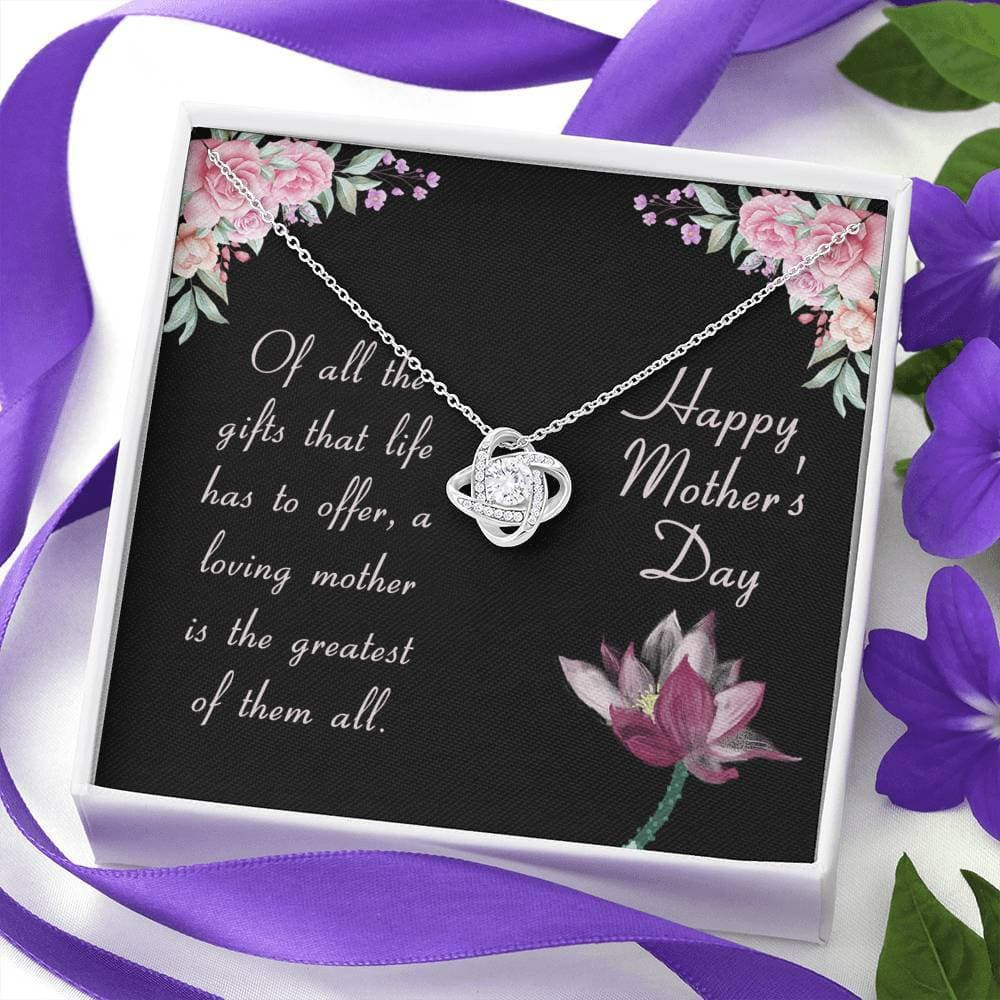 To An Amazing Mother Love Knot Necklace