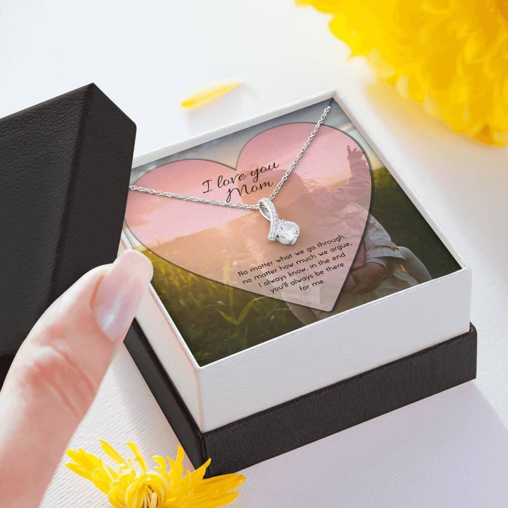 To Mom No Matter What Alluring Beauty Necklace
