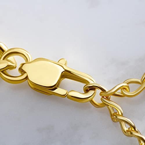 To My Boyfriend Love Girlfriend Cuban Link Chain Necklace, Gift For Boyfriend, Gift For Man, Necklace For Man