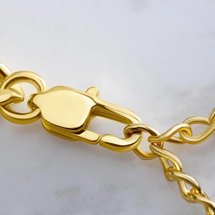 To my Boyfriend’s Dad Necklace Gift – You’ve Given Me a Gracious Man, with Whom I share my life Cuban Link Chain Necklace