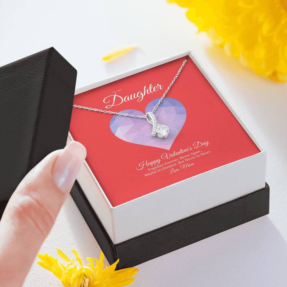To My Daughter from Mom Valentine’s Day Alluring Beauty Necklace