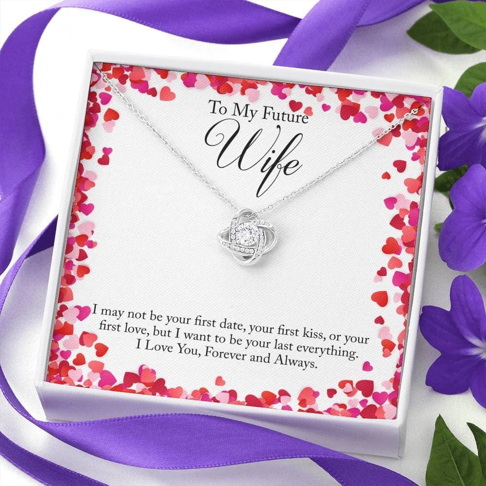 To My Future Wife Forever and Always Love Knot Necklace