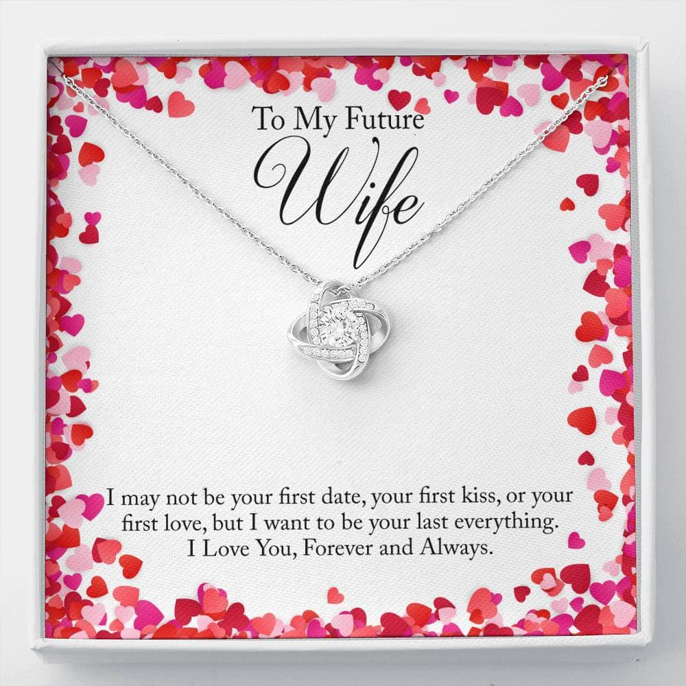 To My Future Wife Forever and Always Love Knot Necklace