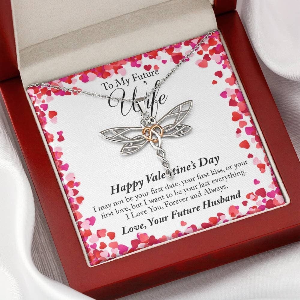 To My Future Wife Valentine’s Day Dragonfly Necklace