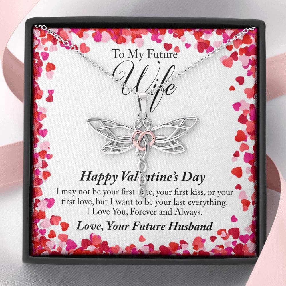 To My Future Wife Valentine’s Day Dragonfly Necklace