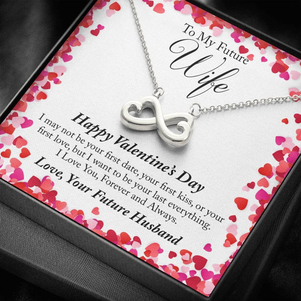 To My Future Wife Valentine’s Day Infinite Hearts Necklace