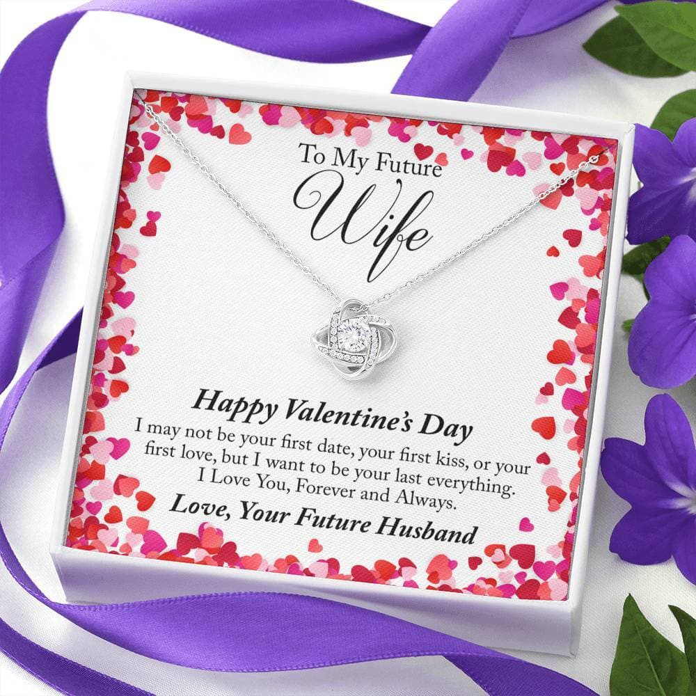 To My Future Wife Valentine’s Day Love Knot Necklace