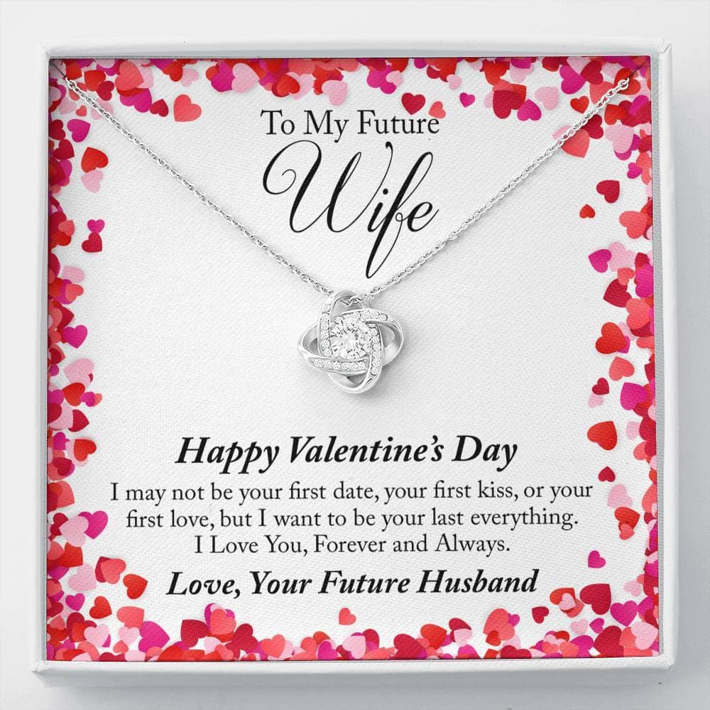 To My Future Wife Valentine’s Day Love Knot Necklace