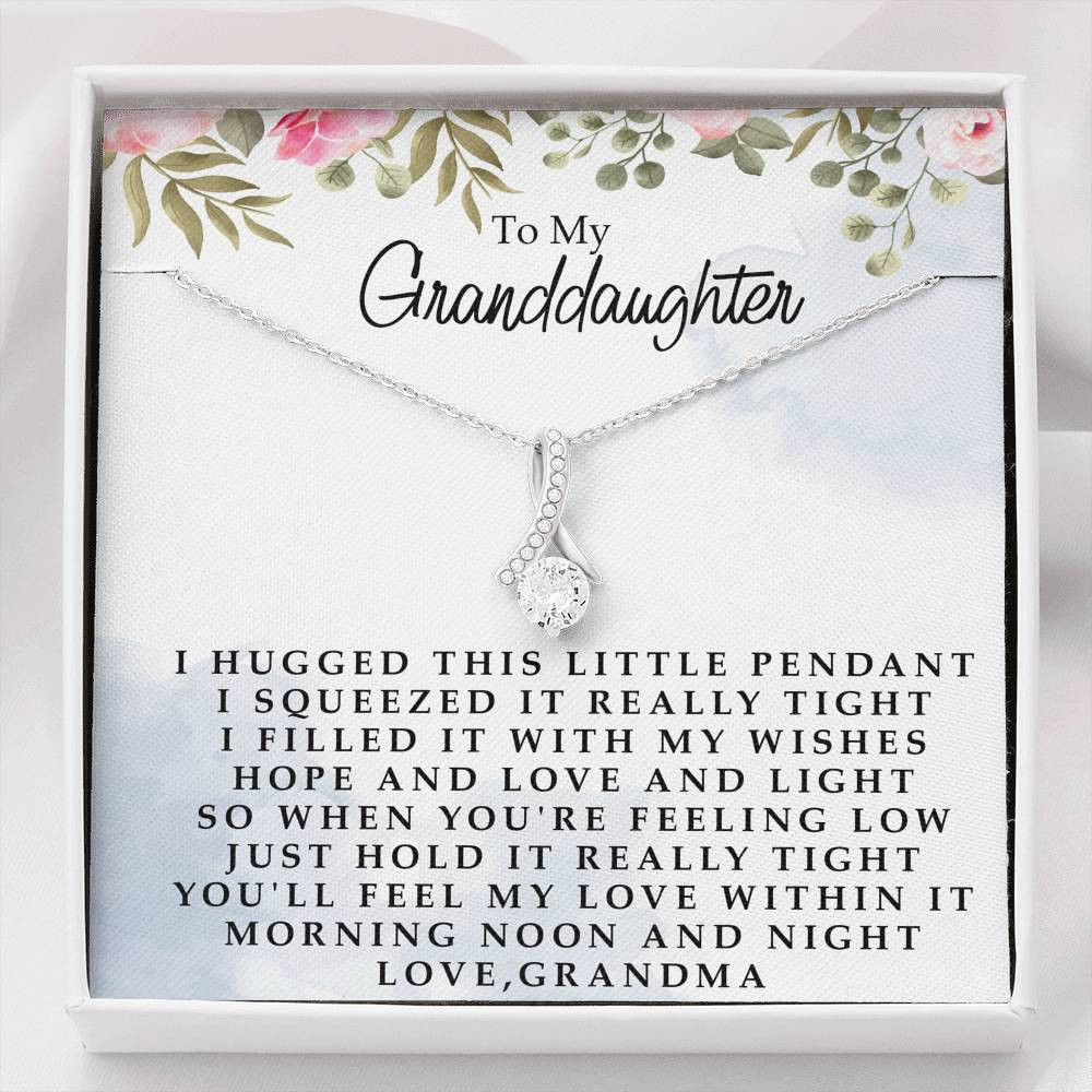 To My Granddaughter- Love Grandma – Alluring Necklace