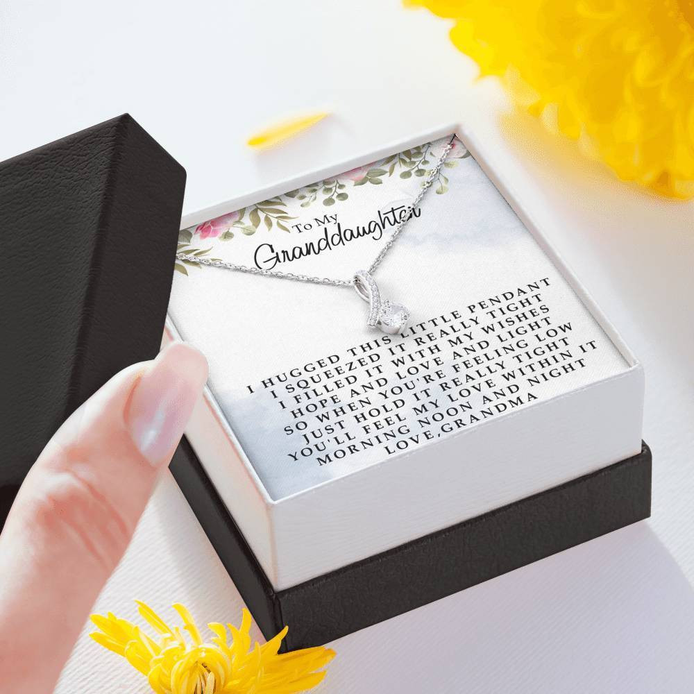 To My Granddaughter- Love Grandma – Alluring Necklace