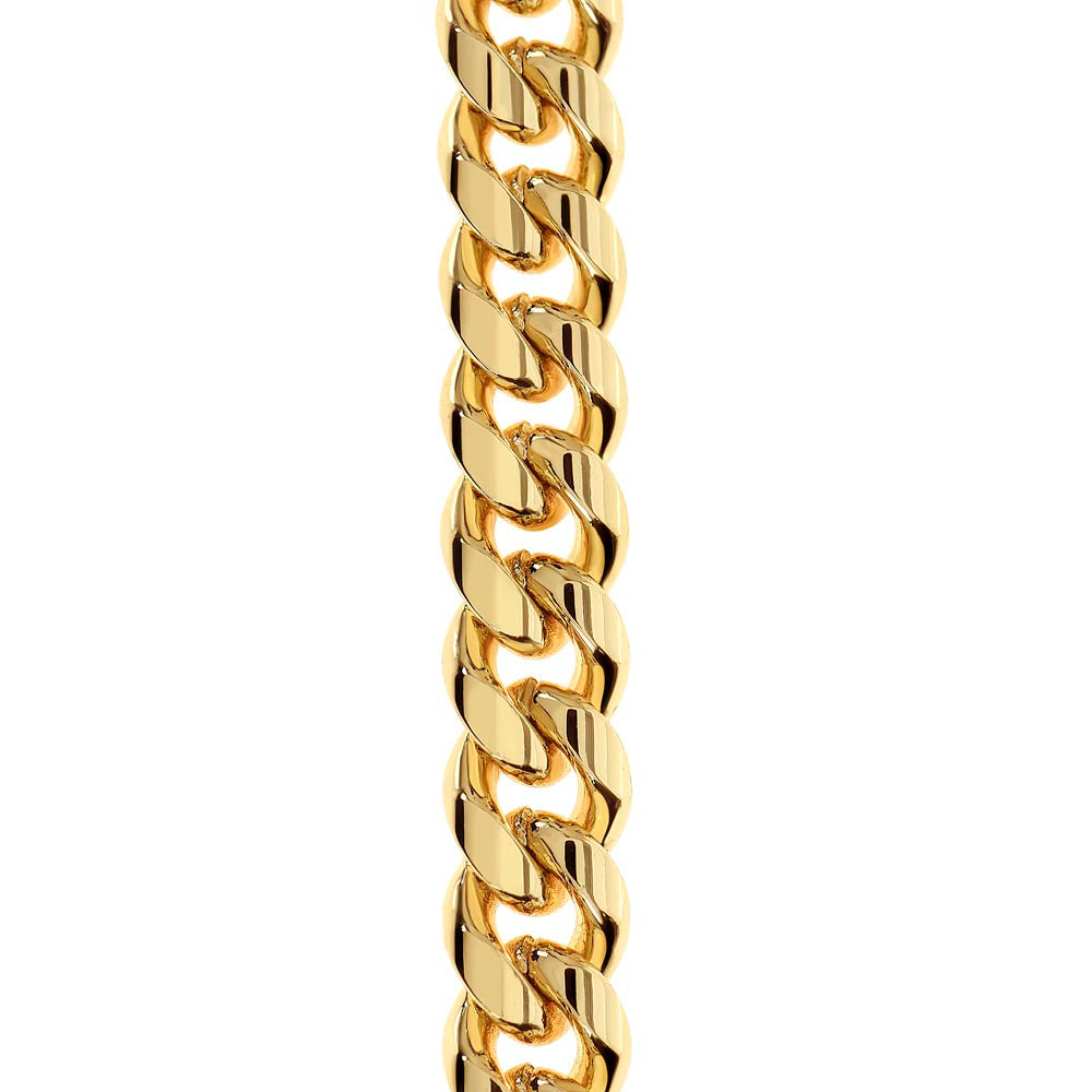 To My Great Grandson – Great Heart Love, Grandpa – Cuban Link Chain Necklace