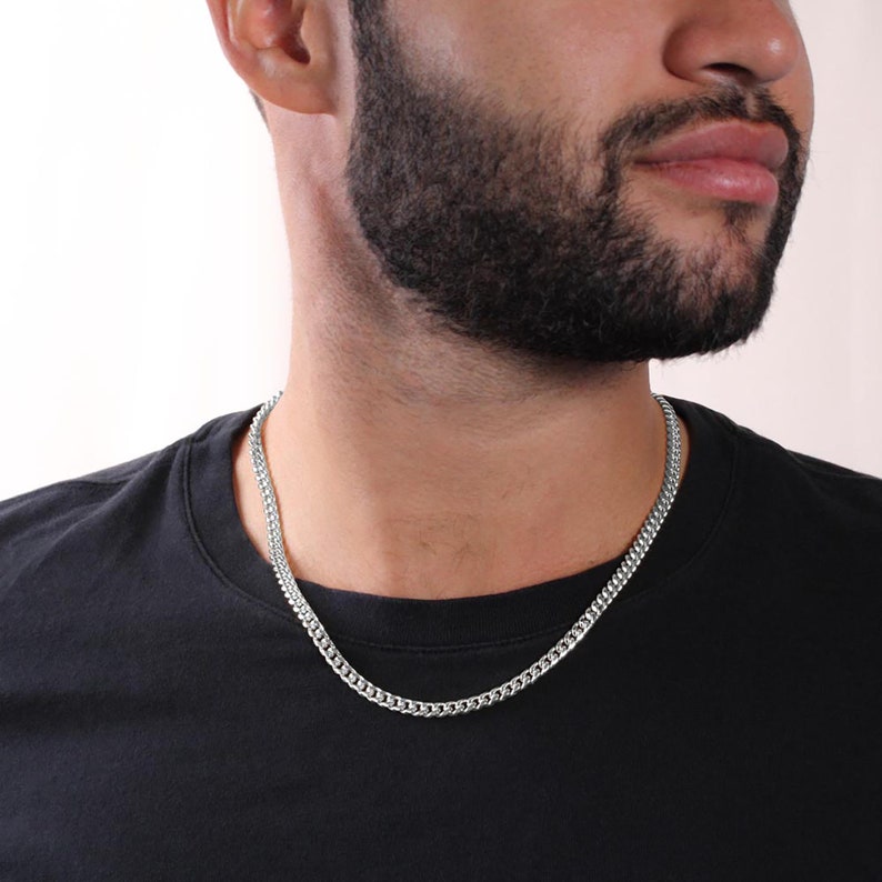 To My Husband Necklace, Anniversary Gift For Husband, Husband Gift From Wife, Husband Birthday, Father’s Day Gift For Husband, Cuban Link Chain Necklace