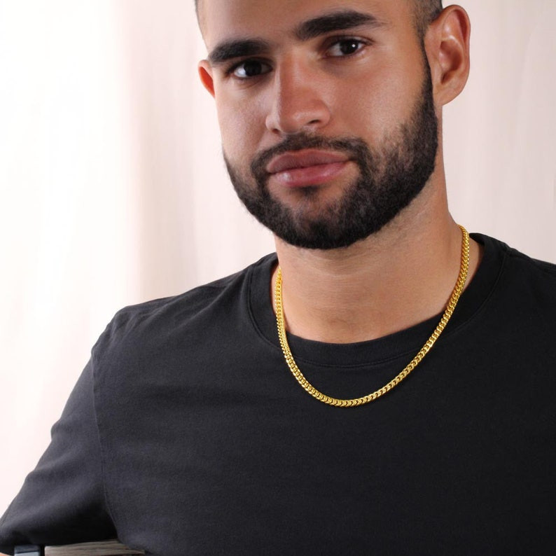 To My Incredible Son Gift, Son Cuban Link Chain Necklace, Gifts For My Son, Son Birthday Gift