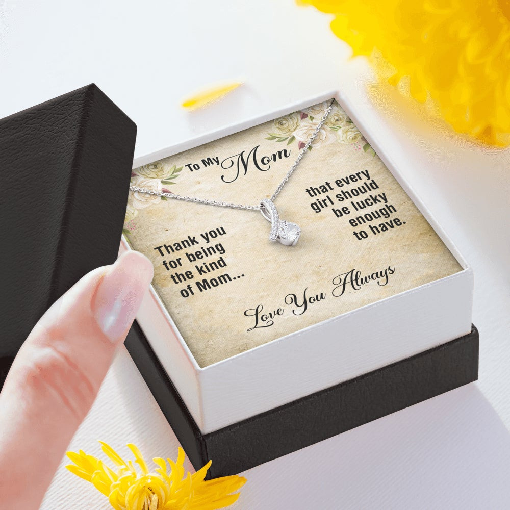 To My Mom, I Am So Lucky – Alluring Beauty Necklace