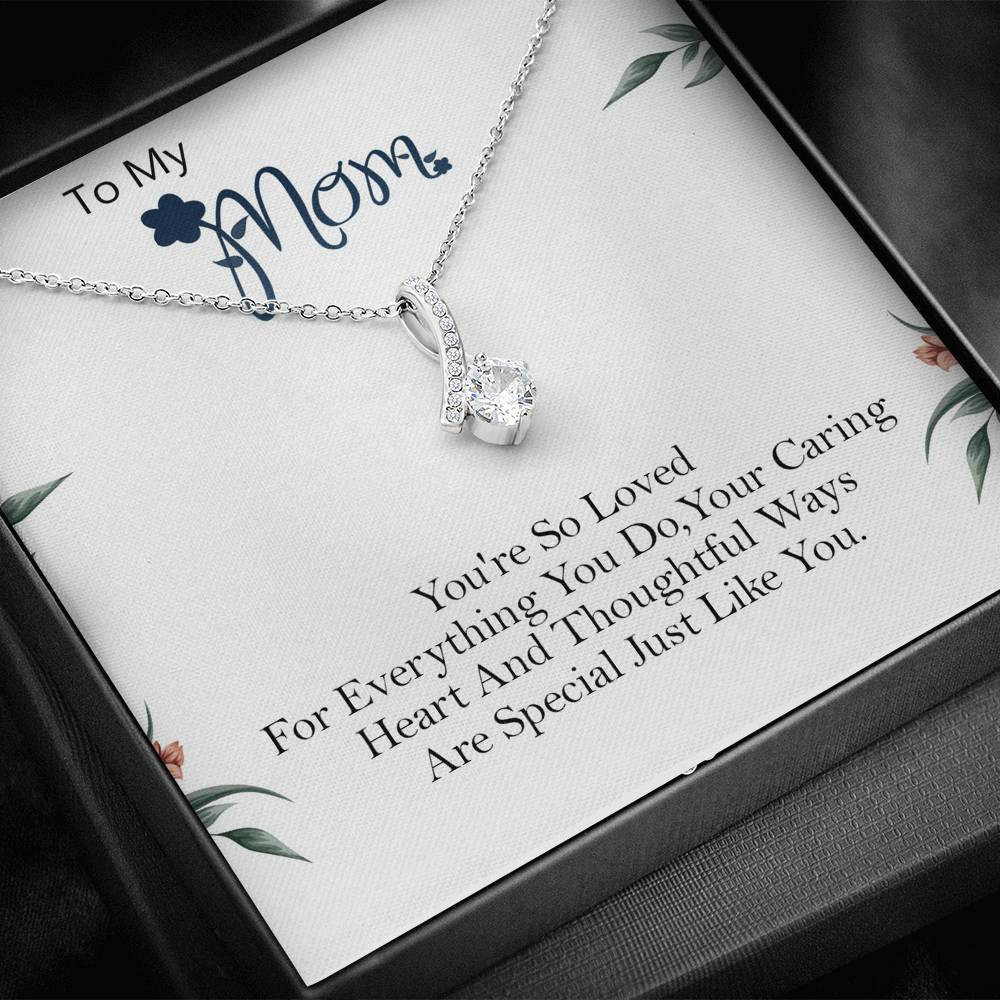 To My Mom Alluring Beauty Necklace