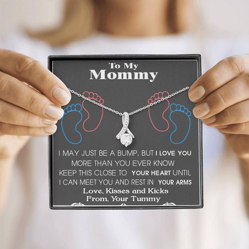 To My Mommy Gift Alluring Beauty Necklace : New Mommy