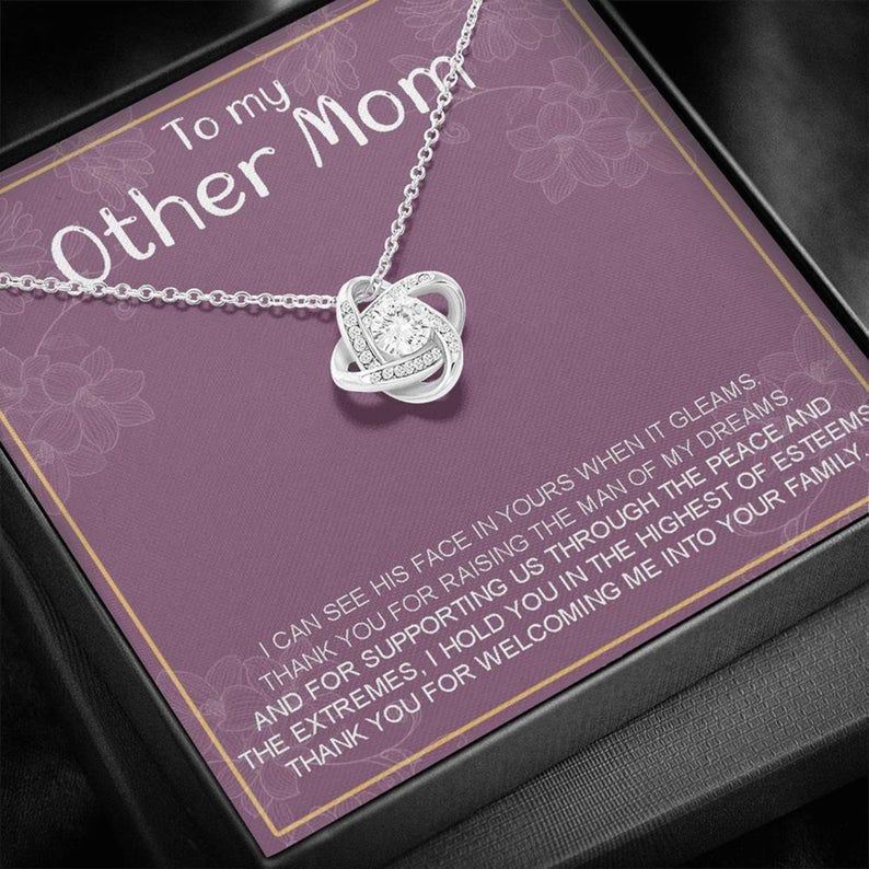 To My Other Mother Gift Love Knot Necklace – Perfect Mother’s Day gift for your almost mom, role model, mentor