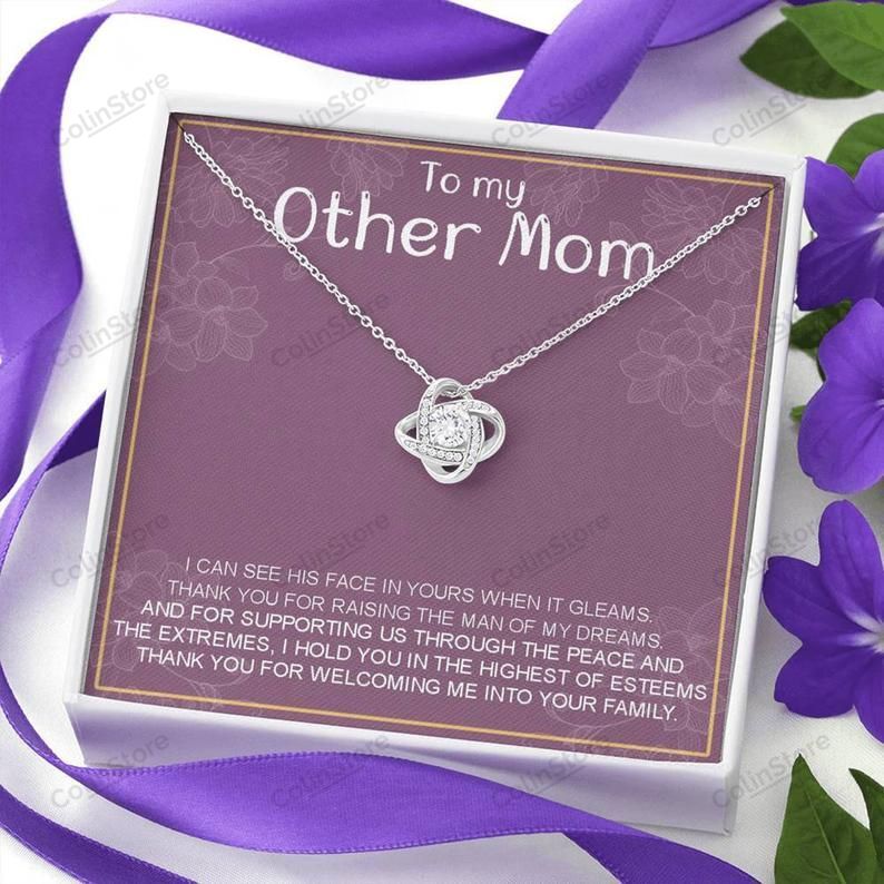 To My Other Mother Gift Love Knot Necklace – Perfect Mother’s Day gift for your almost mom, role model, mentor