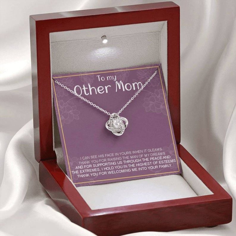 To My Other Mother Gift Love Knot Necklace – Perfect Mother’s Day gift for your almost mom, role model, mentor