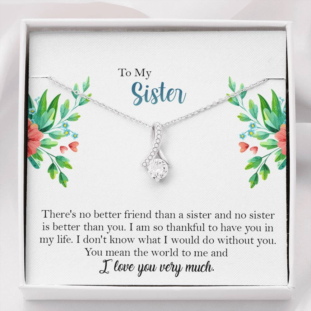 To My Sister Alluring Necklace