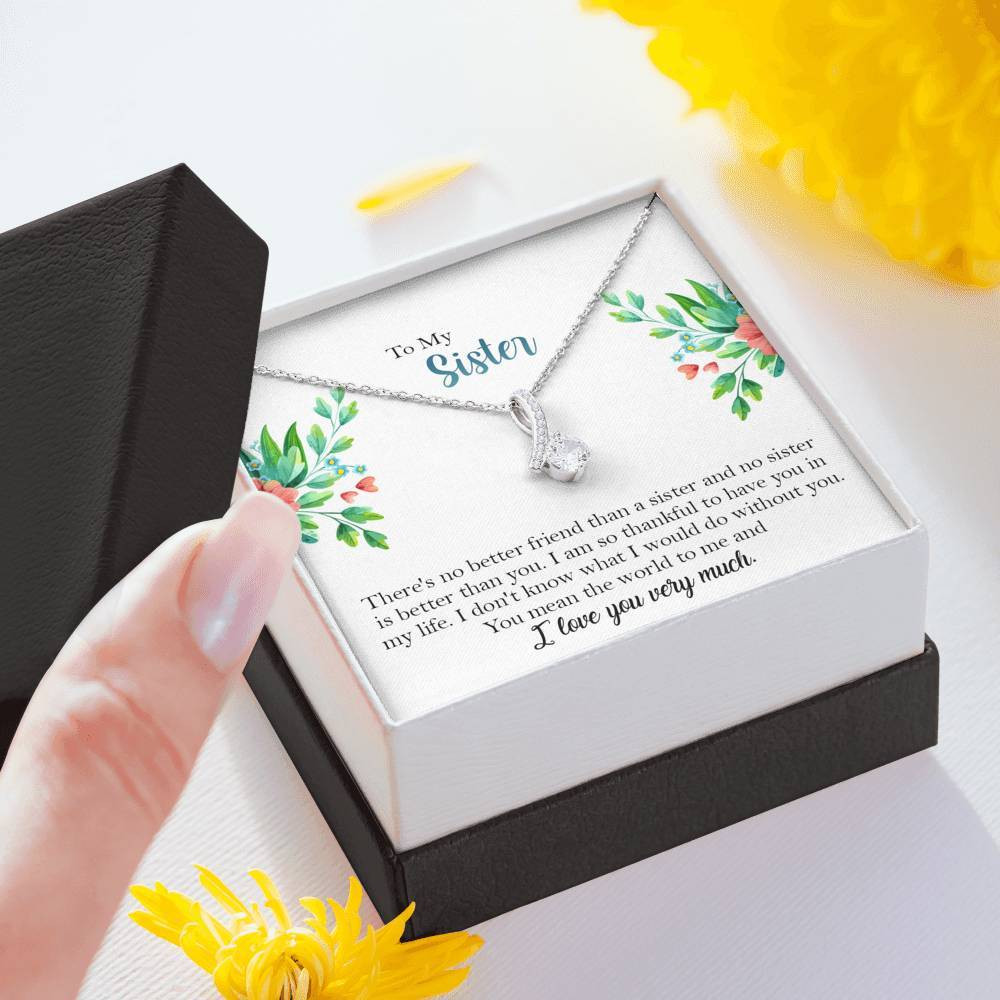 To My Sister Alluring Necklace