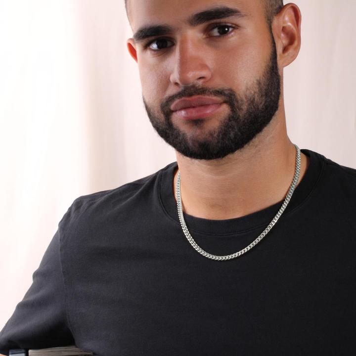 To My Son – Loved More Than You’ll Ever Know – Cuban Link Chain Necklace