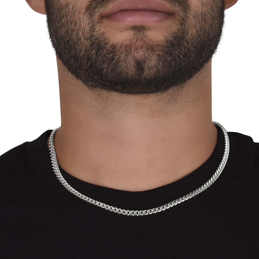 To My Soulmate Cuban Chain Necklace, Gift For Him, For Husband, For Boyfriend, Valentine’s Day Gift