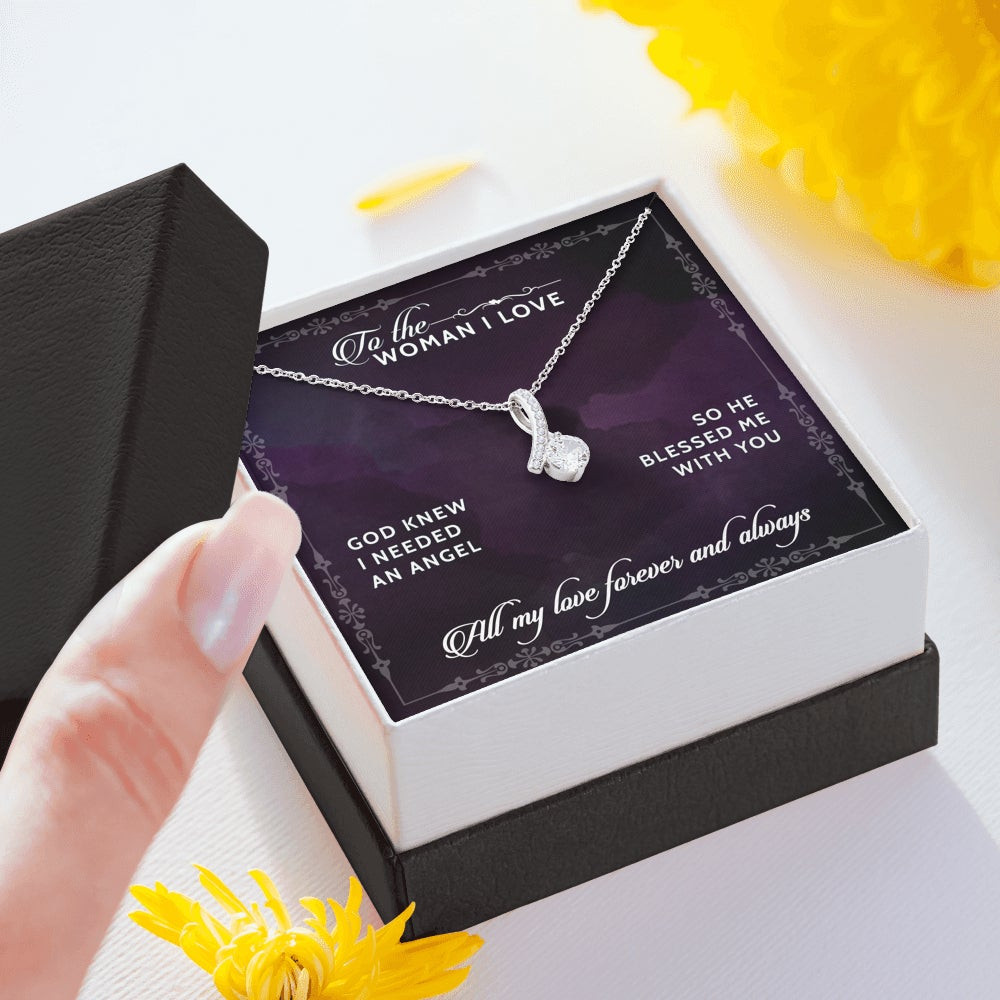 To The Woman I Love, You Are My Angel – Alluring Beauty Necklace