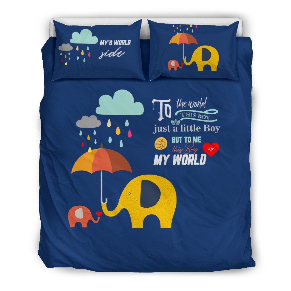 To The World This Boy Just A Little Boy 3D Customized Duvet Cover Bedding Set