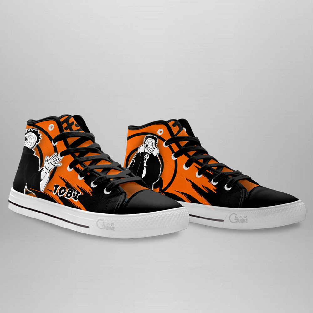 Tobi High Top Shoes Anime Sneakers Manga Style