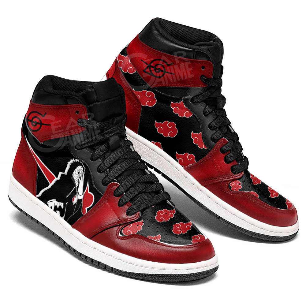 Tobi JD1s Sneakers Akatsuki Anime Shoes For Fans, Air Jordan Hightop