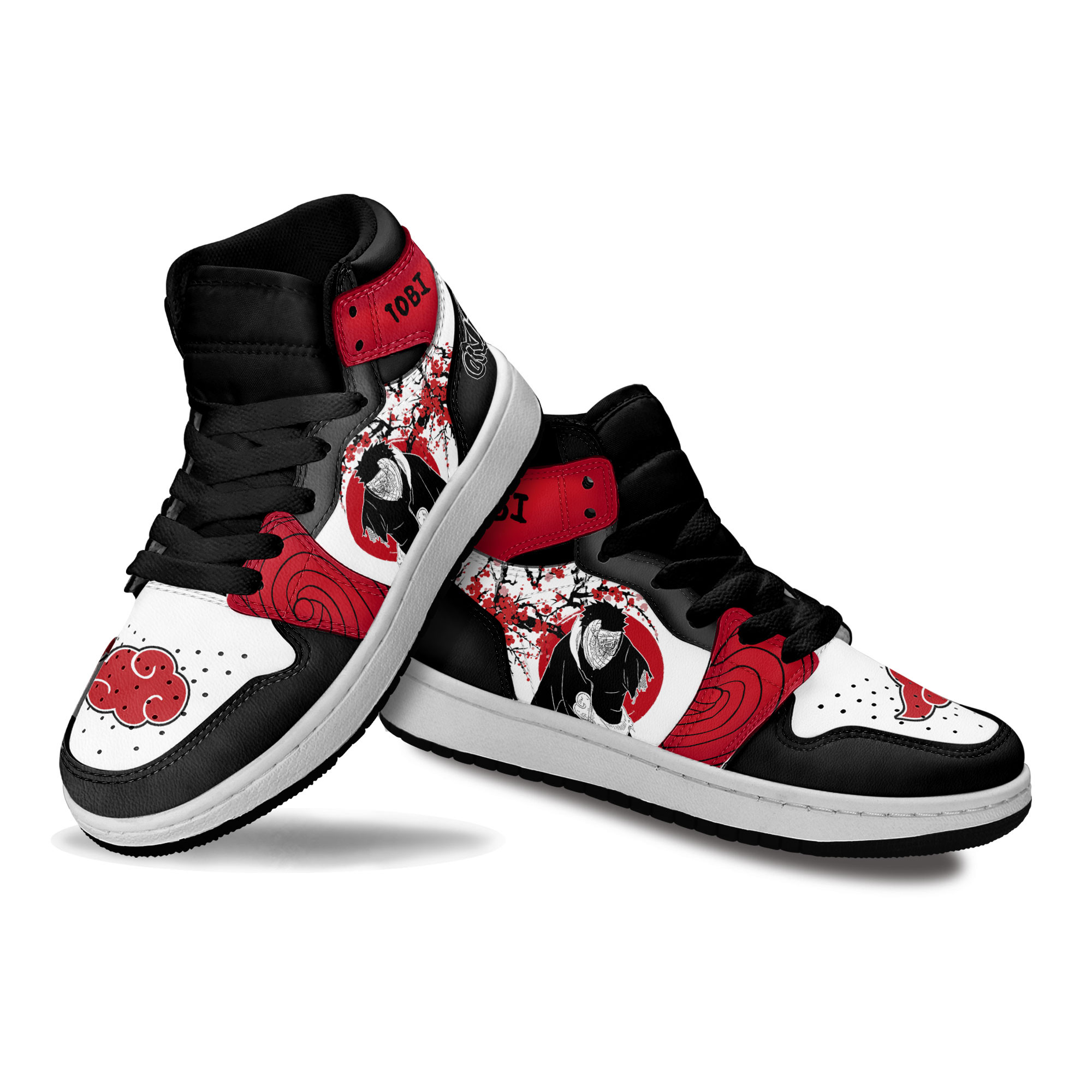 Tobi Kids Sneakers Custom Akatsuki Anime Shoes For Kids Japan Style