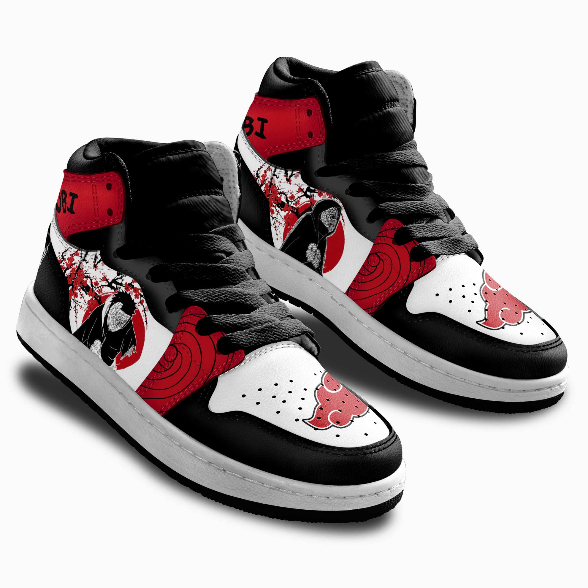 Tobi Kids Sneakers Custom Akatsuki Anime Shoes For Kids Japan Style