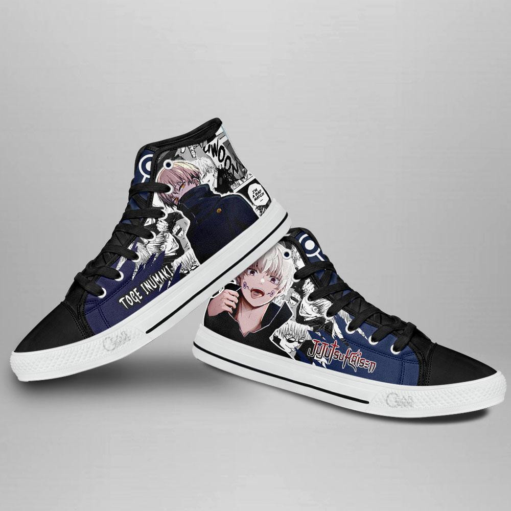Toge Inumaki High Top Shoes Custom Manga Anime Jujutsu Kaisen Sneakers