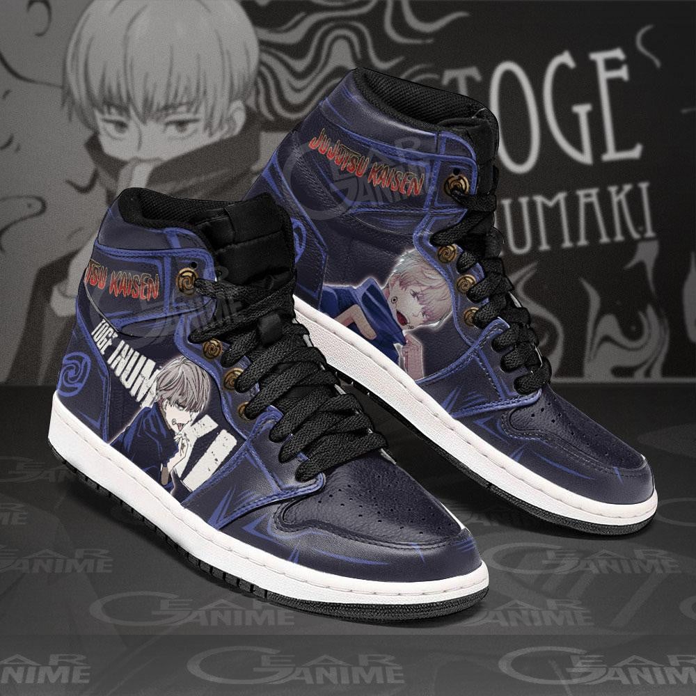 Toge Inumaki JD1s Sneakers Jujutsu Kaisen Anime Shoes, Air Jordan Hightop