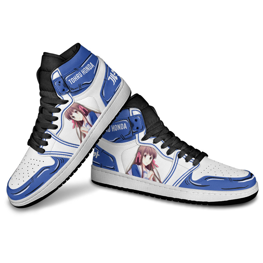 Tohru Honda JD1s Sneakers Fruits Basket Anime Shoes, Air Jordan Hightop
