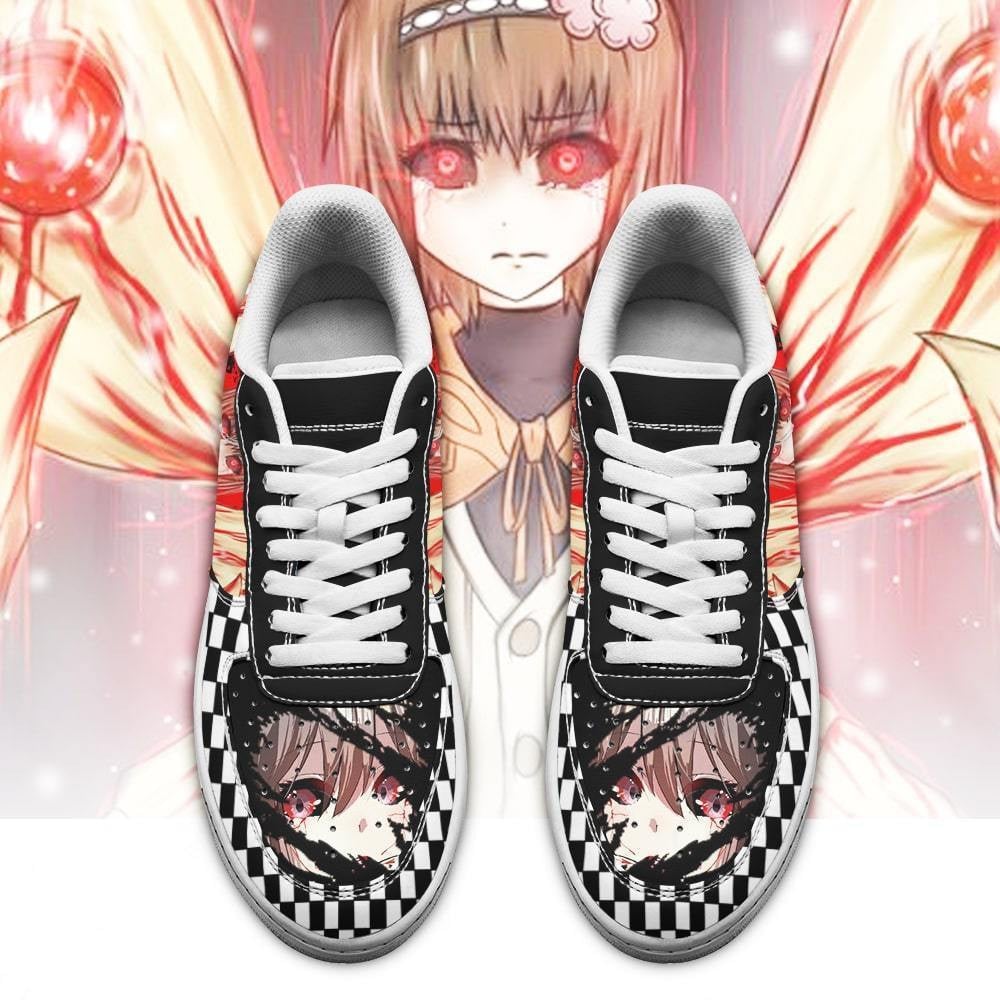 Tokyo Ghoul Hinami Sneakers Custom Checkerboard Shoes Anime