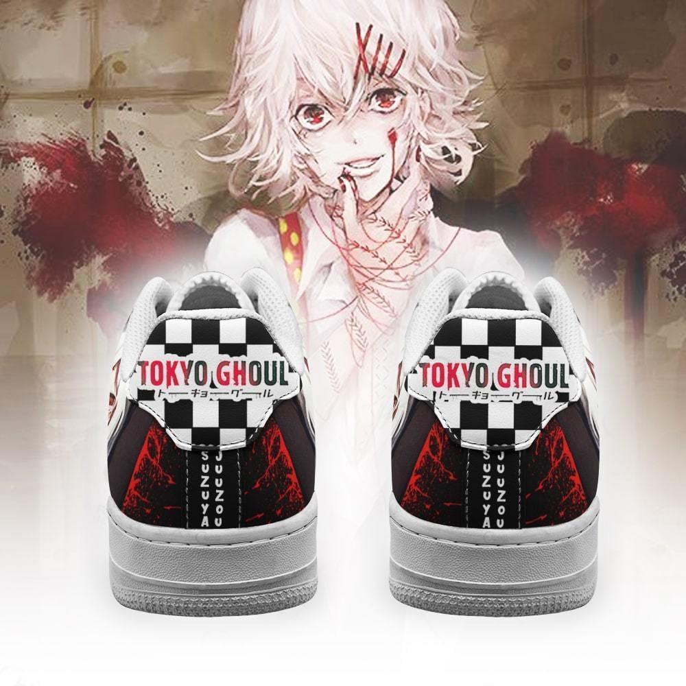 Tokyo Ghoul Juuzou Sneakers Custom Checkerboard Shoes Anime