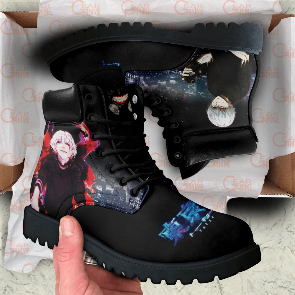 Tokyo Ghoul Ken Kaneki Boots Anime Custom Shoes