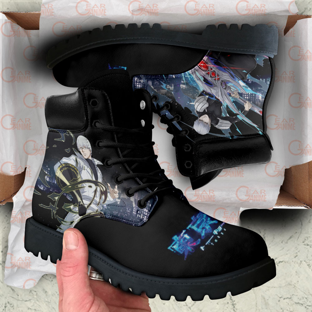 Tokyo Ghoul Kishou Arima Boots Anime Custom Shoes
