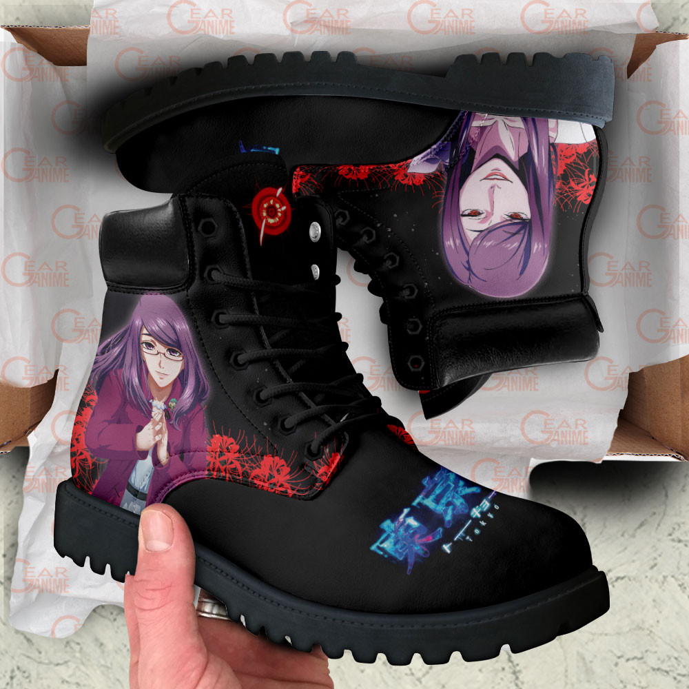 Tokyo Ghoul Rize Kamishiro Boots Anime Custom Shoes
