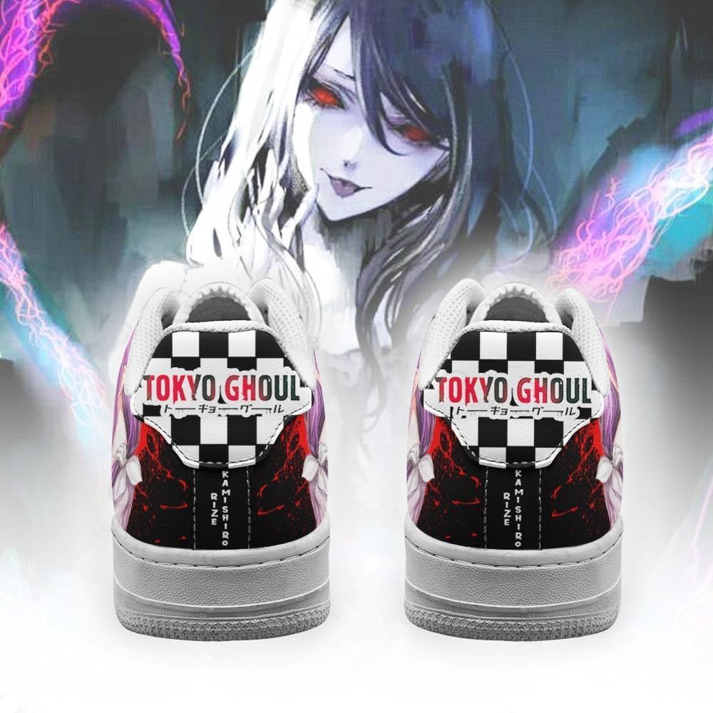 Tokyo Ghoul Rize Sneakers Custom Checkerboard Shoes Anime