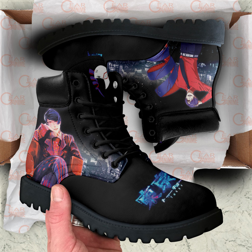 Tokyo Ghoul Shuu Tsukiyama Boots Anime Custom Shoes