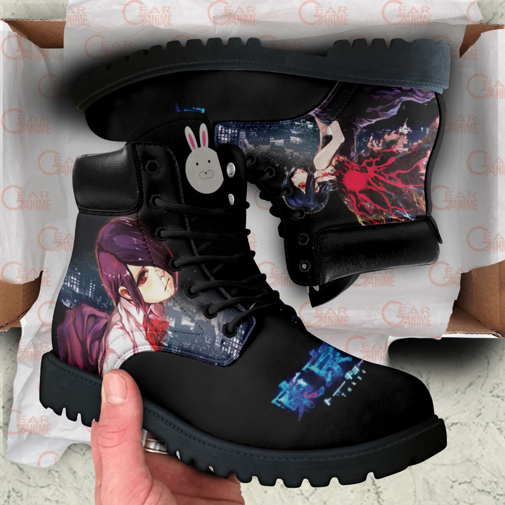 Tokyo Ghoul Touka Kirishima Boots Anime Custom Shoes
