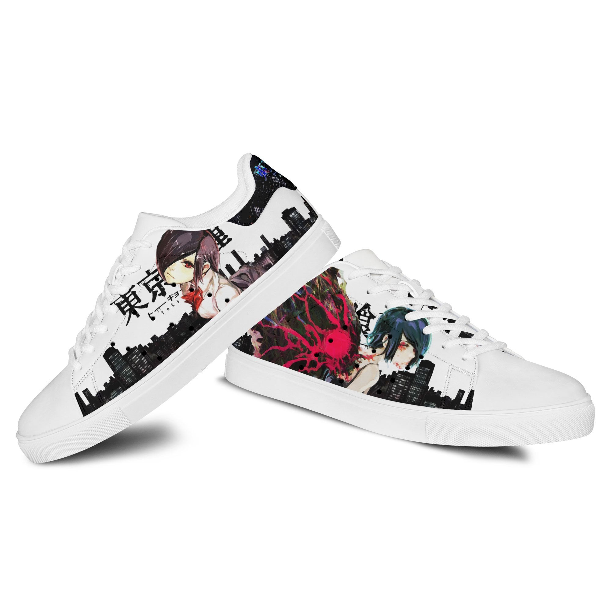 Tokyo Ghoul Touka Kirishima Skate Sneakers Custom Anime Shoes