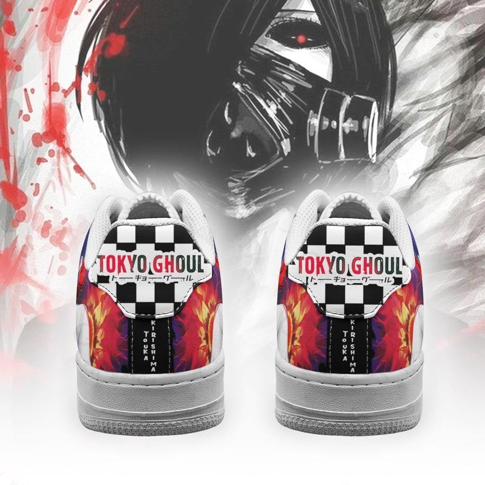 Tokyo Ghoul Touka Sneakers Custom Checkerboard Shoes Anime