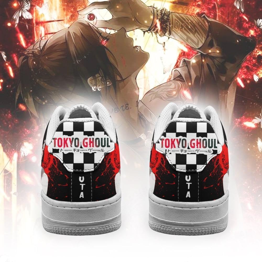 Tokyo Ghoul Uta Sneakers Custom Checkerboard Shoes Anime Leather