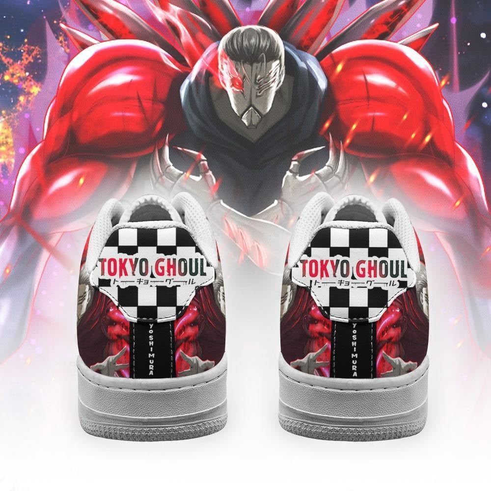 Tokyo Ghoul Yoshimura Sneakers Custom Checkerboard Shoes Anime